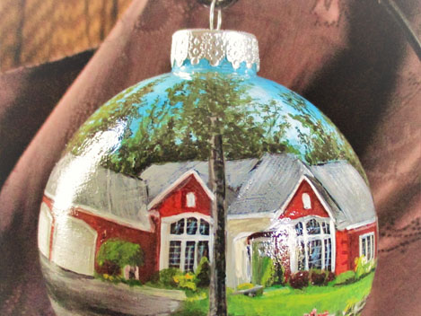 PAINTED ORNAMENTS